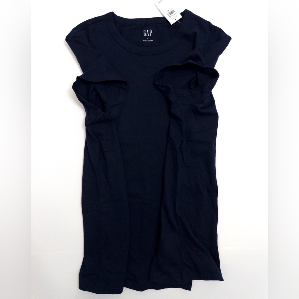 NWT GAP Favorite Crewneck T-Shirt Navy Blue Size S Basics - Picture 5 of 14
